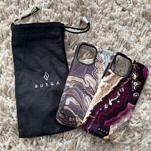 Burga Marble Phone Cases - Set of Two